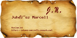 Juhász Marcell névjegykártya