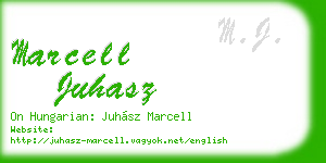 marcell juhasz business card